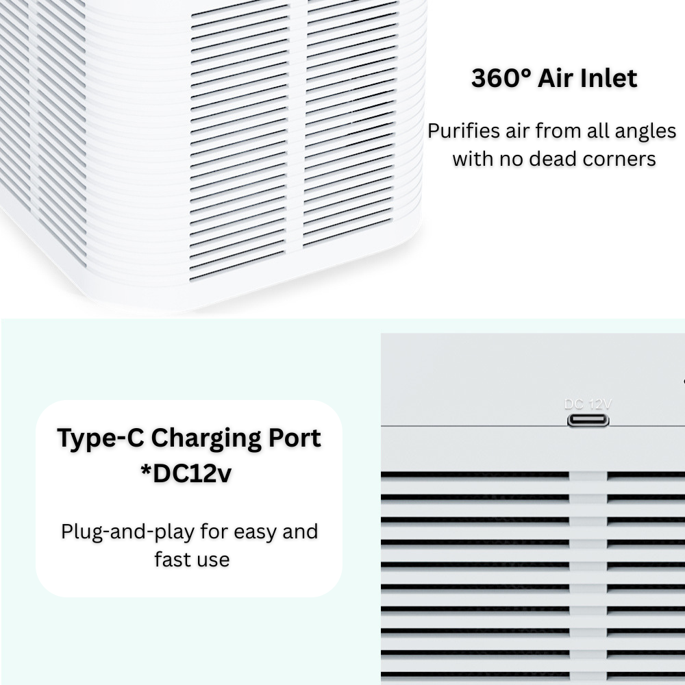 2-in-1 Air Purifier & Aromatherapy Diffuser