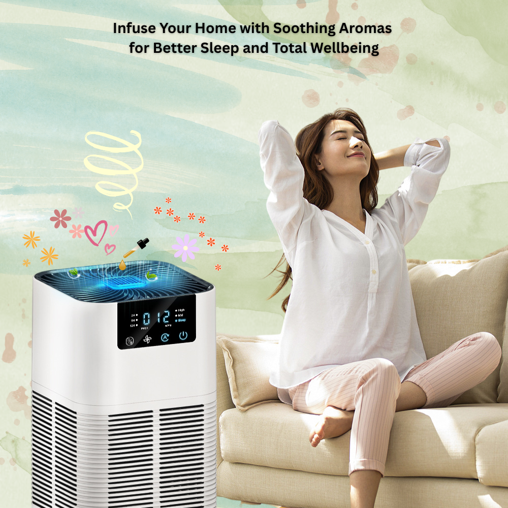 2-in-1 Air Purifier & Aromatherapy Diffuser